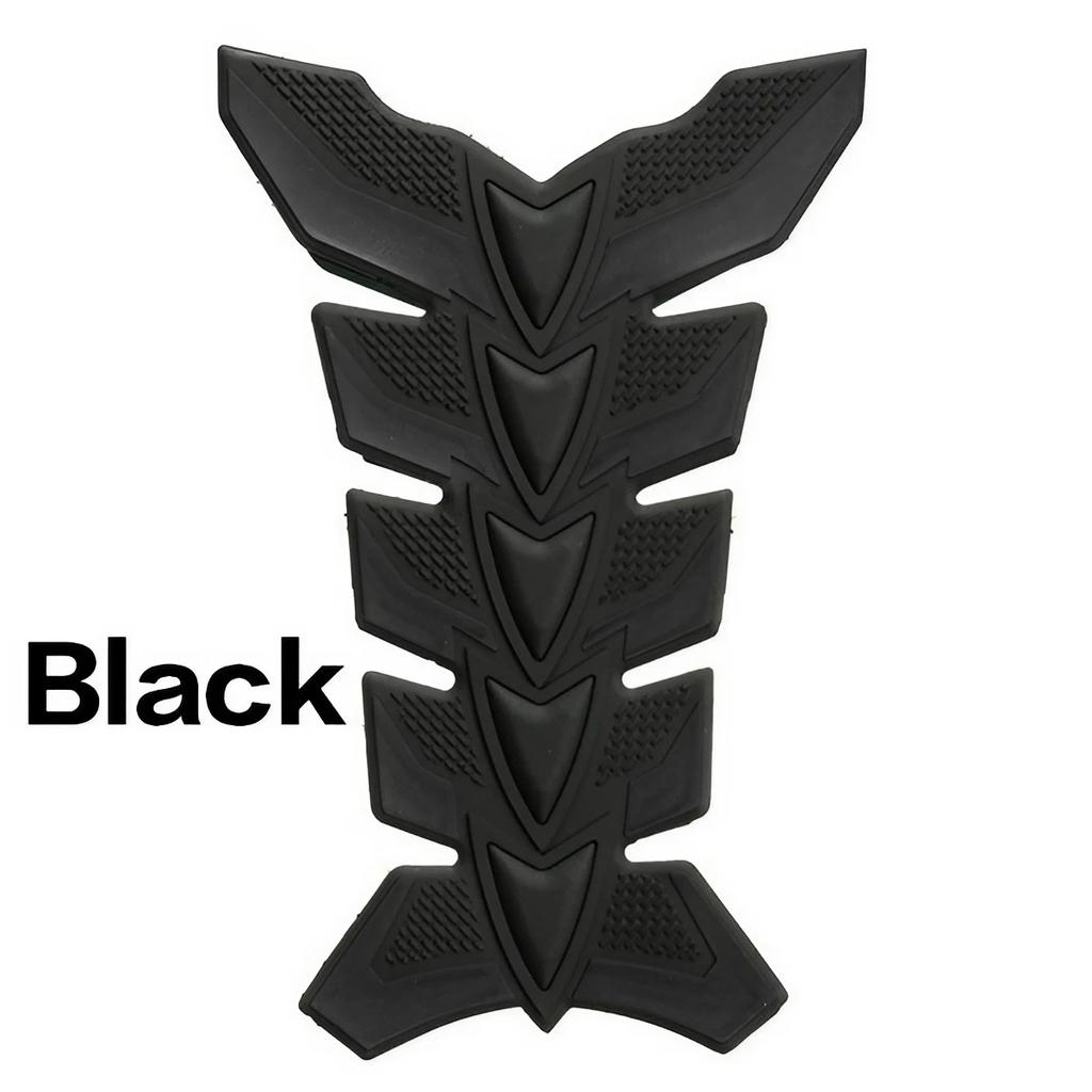 Motorcycle Oil Tank Stickers Car-styling 3D Carbon Fiber Motorcycle Tank Pad Tankpad Protector Sticker Fish Bone Style