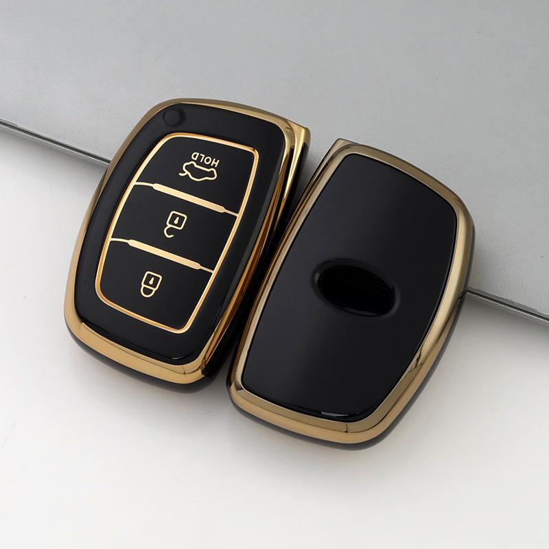 Modern Car Key Case for ix25, ix35, Sonata, Elantra, and Mingtu - Protective Shell Cover