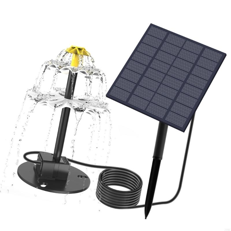 Solar Powered Water Pumps For Bird Baths Multiple Sprays Option Easyly Install Solars Garden Pumps J0MC