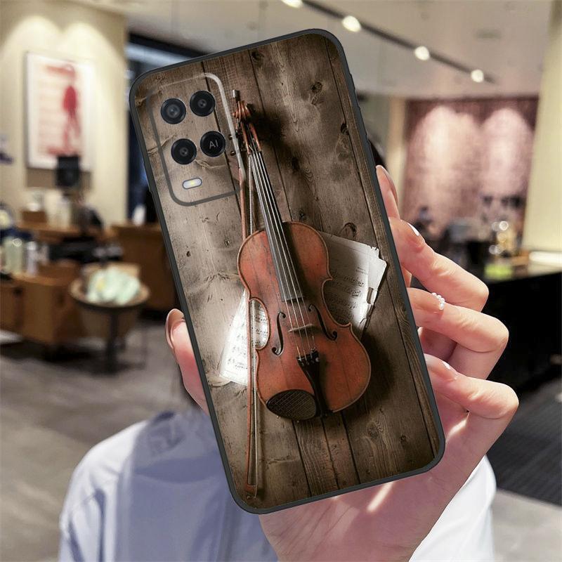 

Крутой музыкальный чехол-скрипка для Oppo A78 A98 A79 A18 A38 A58 A40 A60 A80 A16 A76 A96 A15 A74 A94 A54 A17 A77 For OPPO A15