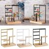 Iron Jewellery Stand Organiser Necklaces Bracelets Earring Jewelry Display Shelf for Bedroom 4Tier Display Stand Holder