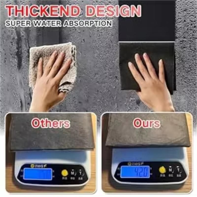 Microfiber Cleaning Cloths Strong Water Absorption Lint Free For Kitchen Car Glass Cleaning