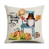 Autumn Harvest Pillow Cover Plaid Maple Leaf Truck Pumpkin Pillow Pillow Cover Home Cushion Cover