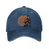Metal Moon Pine Silhouette Wall Decor  New Vintage Washed Baseball Cap