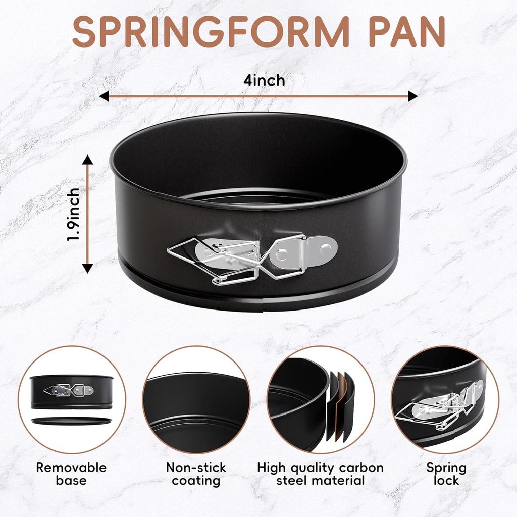 Pan Kohlenstoffstahl Backform Backgeschirr Antihaft Springform Rund Kuchen Backen Käsekuchenform Kuchenwerkzeuge Haushaltsküchengerät 2025