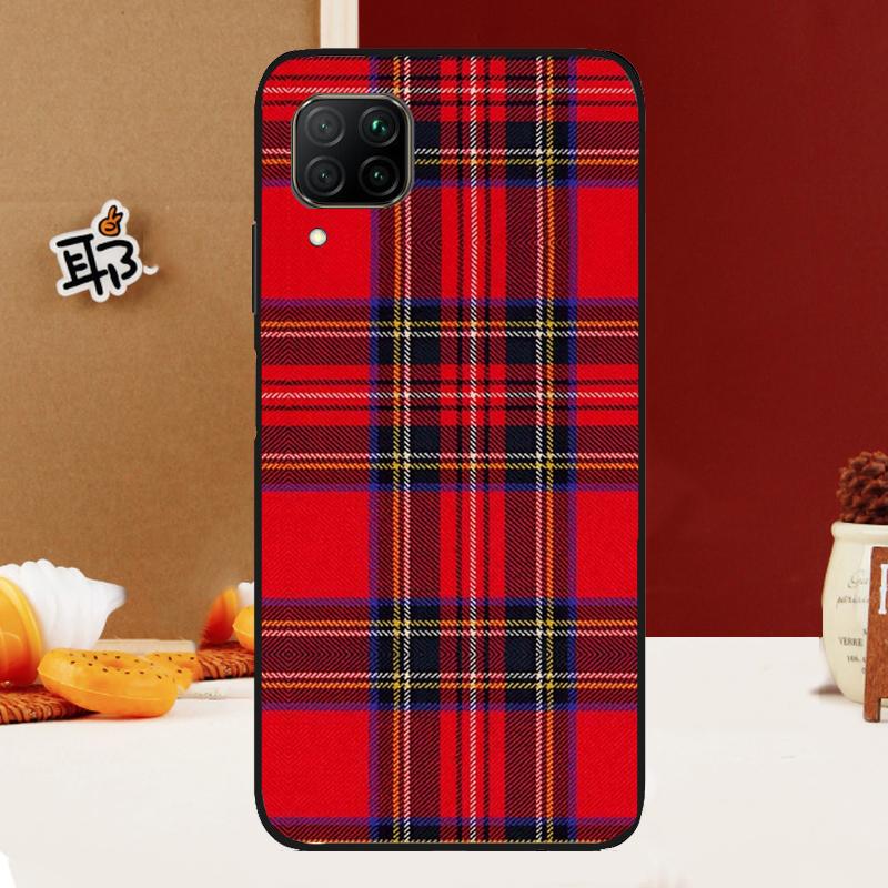 Clan Stewart Dress Plaid Pattern For Huawei Nova Y70 Y91 Y90 Y60 Y61 Y72 Y73 3i 7i 8i 11i 12i 9 10 SE P20 P30 P40 Lite Case