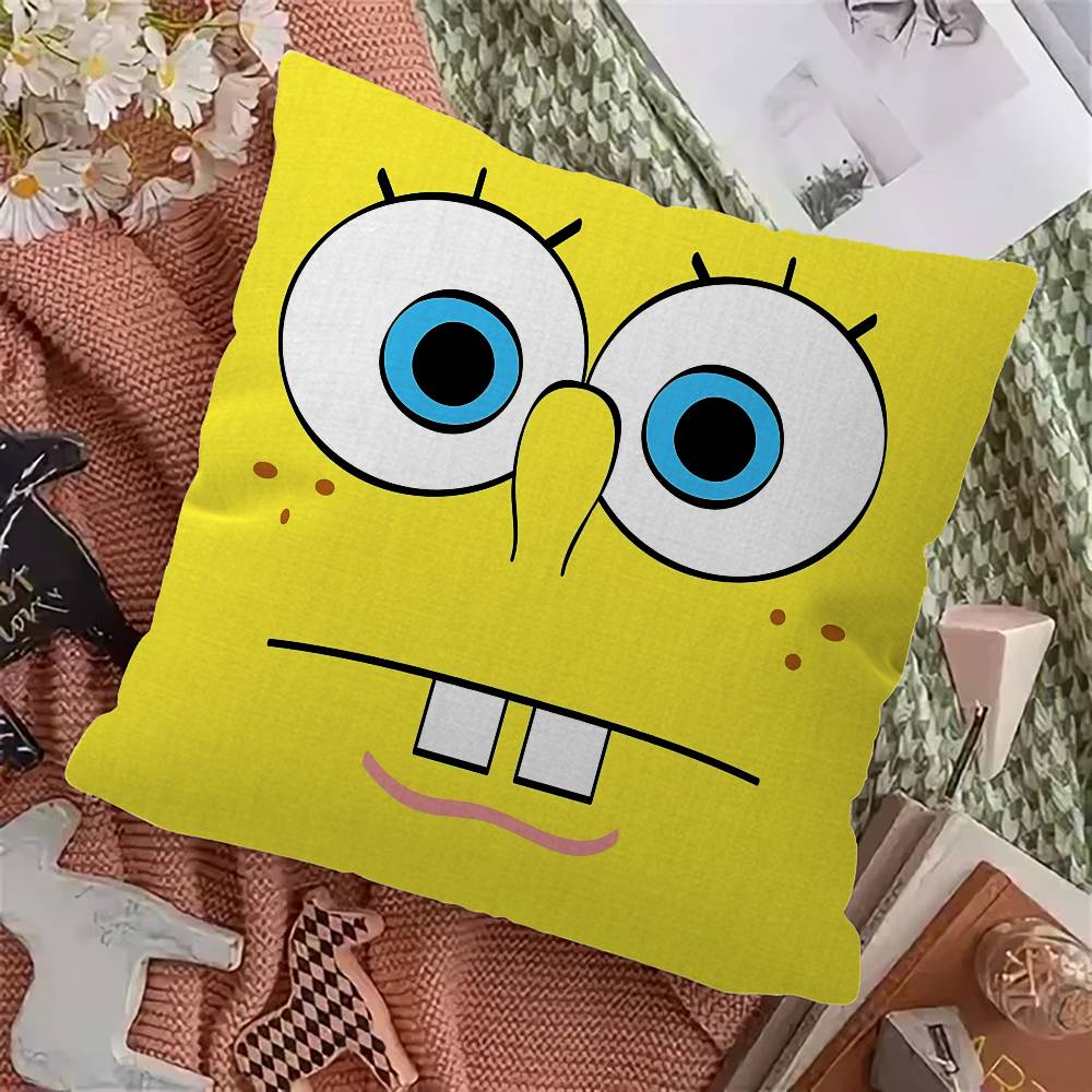 S-SpongeBob S-Pantaloni Quadrati Federa Cuscino Design Copricuscino Decorazione Decorazione Festiva