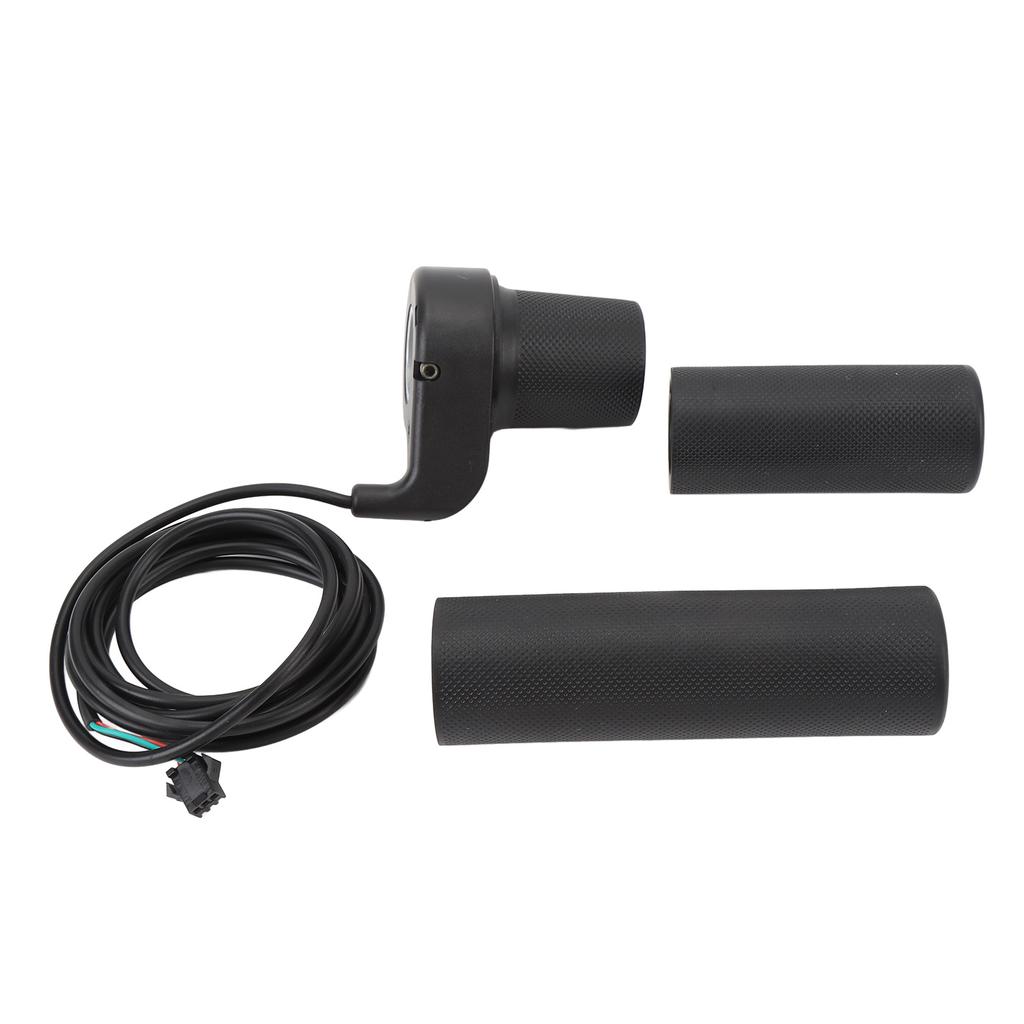 Throttle Grip Non Slip Rubber Hand Grips Electric Bike Handlebar Grip Speed Control Throttle Handle 