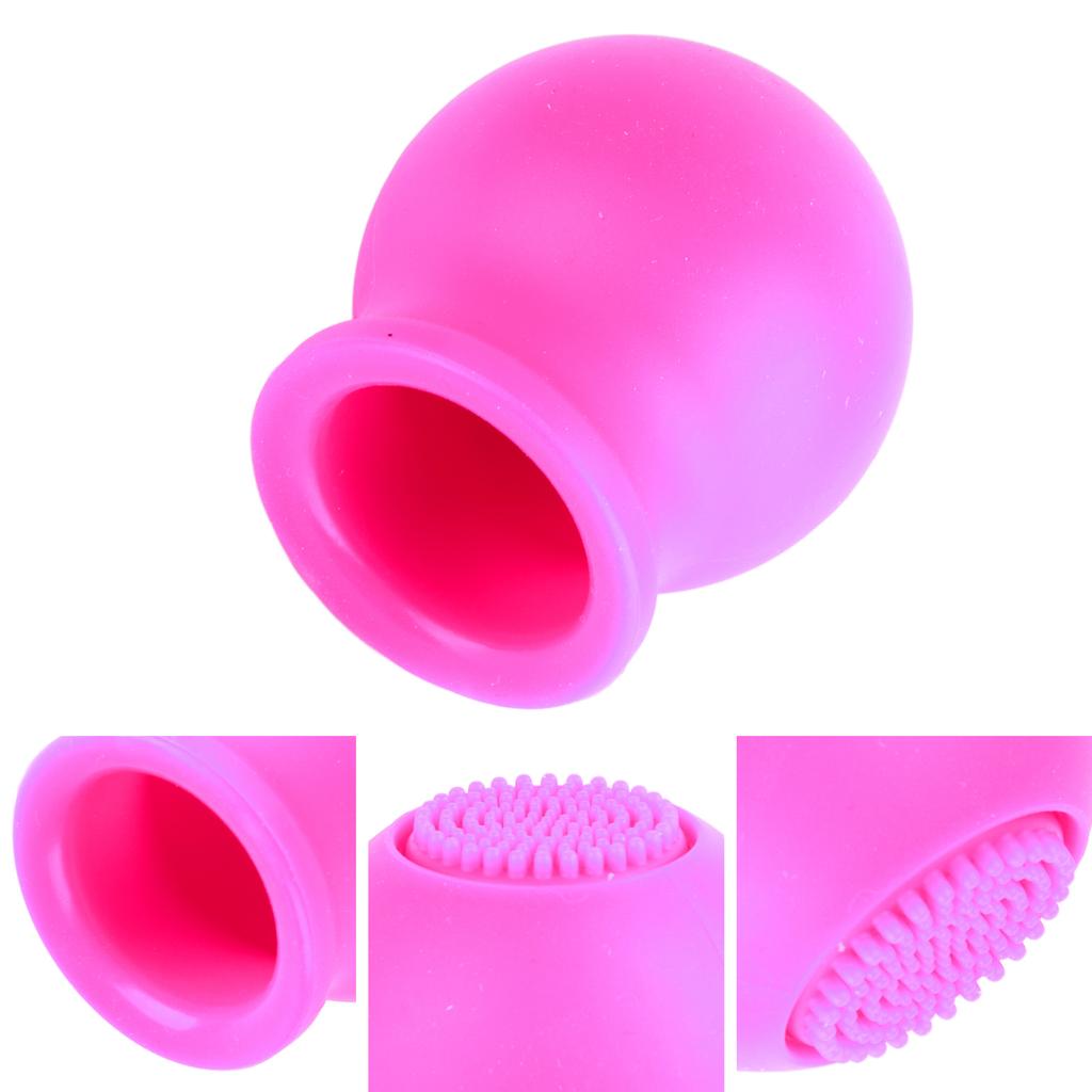 Lip Plumper Device Buty Mouth Quickly Face Cln   Silicone Lip Pump With Brush
