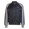 Premium Collegiate Jacket Retro Sports Stand Collar Comfortable Casual Breathable Long Sleeve Jacket Men Jacket Black IZ0409