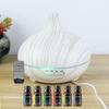 550ml Wood Grain Essential Oil Diffuser & Ultrasonic Humidifier  Remote Control, 6 Premium Oils Whisper Quiet for Bedroom, Offic