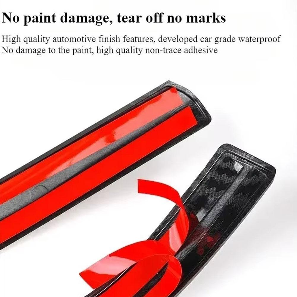  for Tesla Y/3 Highland 2025 Car Door Rearview Mirror Protector Guard Edge Protection Buffer Trim Anti-collision Strip