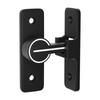 Punch-Free 90° Sliding Door Latch & Lock for Barn, Bathroom, or Toilet Doors