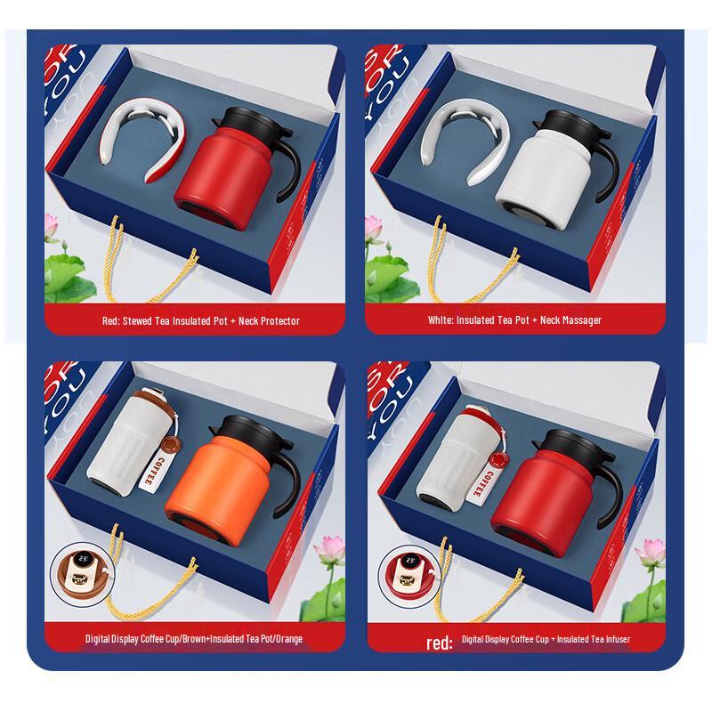DARUNYAO Thermal Teapot & Mug Gift Set