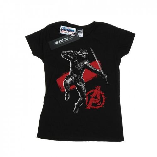 Marvel Womens/Ladies Avengers Endgame Mono Ronin Cotton T-Shirt