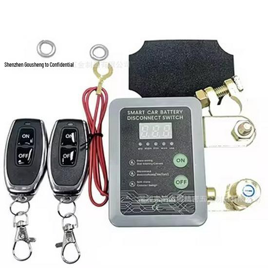 

Intelligent Copper Head Car Battery Disconnector: 12V/24V Anti-Leakage with Remote & Manual Control. Car