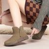 Fashion AIYUQI Snow Boots Female Genuine Leather 2025 New Natural Wool Winter Boots Women Large Size Non-slip Women's Ankle Boots