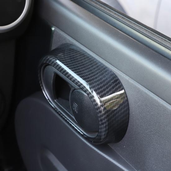 Inner Door Bowl Switch Decor Ring Cover Trim For 2Door Jeep Wrangler JK 2007-10