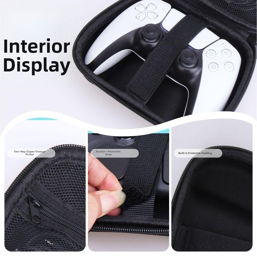 EVA Carrying Case Shockproof Protective Cover for PS5 Game Controller Game Console Accessories