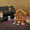 1Set Little People Toddler Toy Nativity Set Kids Pretend Play Set For Christmas Decoration Kids Xmas  Year Gift