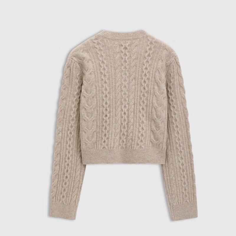 Gap Women's 2025 Spring Basic Cable Knit Cardigan