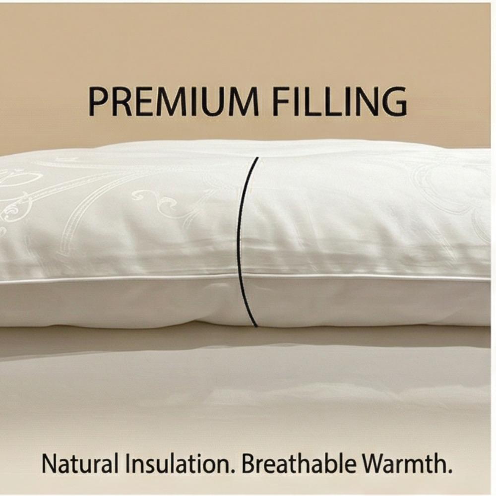 Jakarlı Soya Lifi Kalınlaştırılmıştır, Her Mevsime Uygundur (İlkbahar, Yaz, Sonbahar, Kış) Yatak Takımı için.