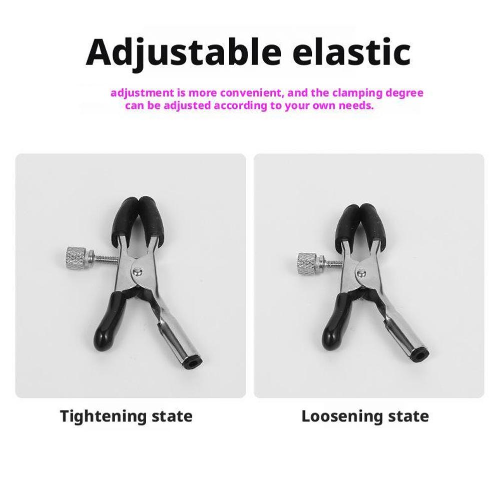Electric Shock Nipple Clamps Breast Massager Stimulator BDSM Toys Bondage Clitoris Labia Clamp Slave Sex Toys Women Adult Games