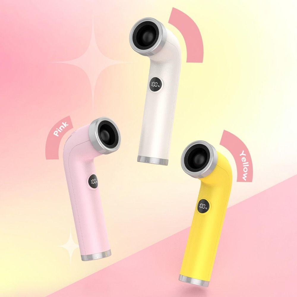 Digital Screen Bladeless Handheld Hair Dryer Curved Design High-Speed Turbine Fan  Children Use