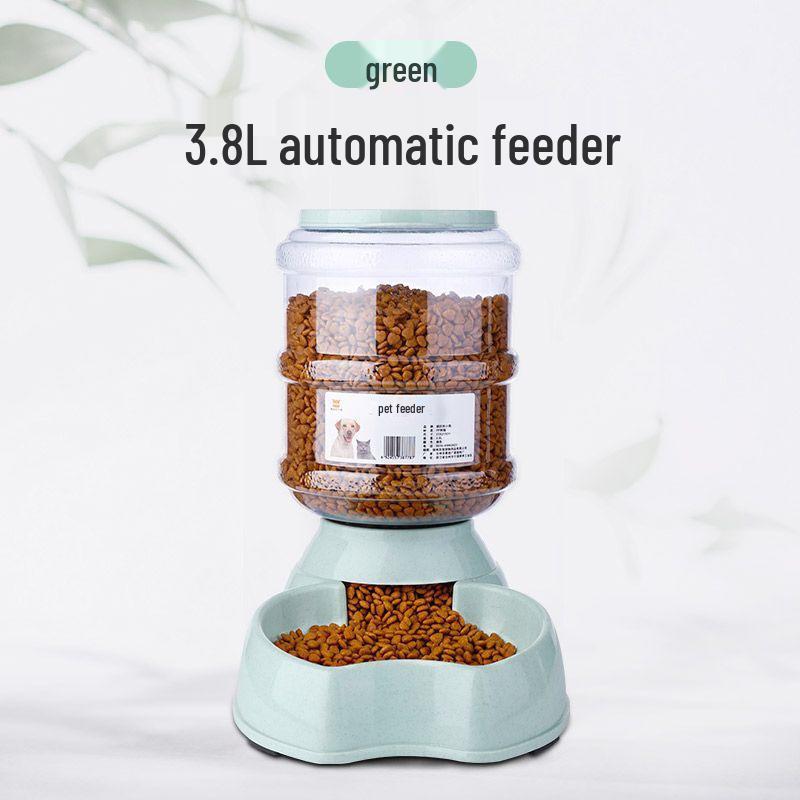 Large Capacity Automatic Pet Feeder and Water Dispenser for Dogs and Cats