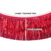 10Yards 20cm Wide Skirt Tassel Illusion Laser Gradient Fringe Ornaments DIY Lace Fabric Trim