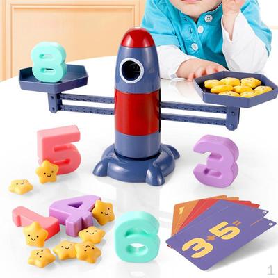 Roket Denge Ölçeği Sayı Sayma Oyuncak Öğretim Öğrenme Materyali Erken Eğitim için