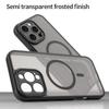 Für Magsafe Magnetisches Kabelloses Laden Mattes Etui für iPhone 16 15 14 13 12 Pro Max Plus Funda Stoßfest Matte Rückseite Coque
