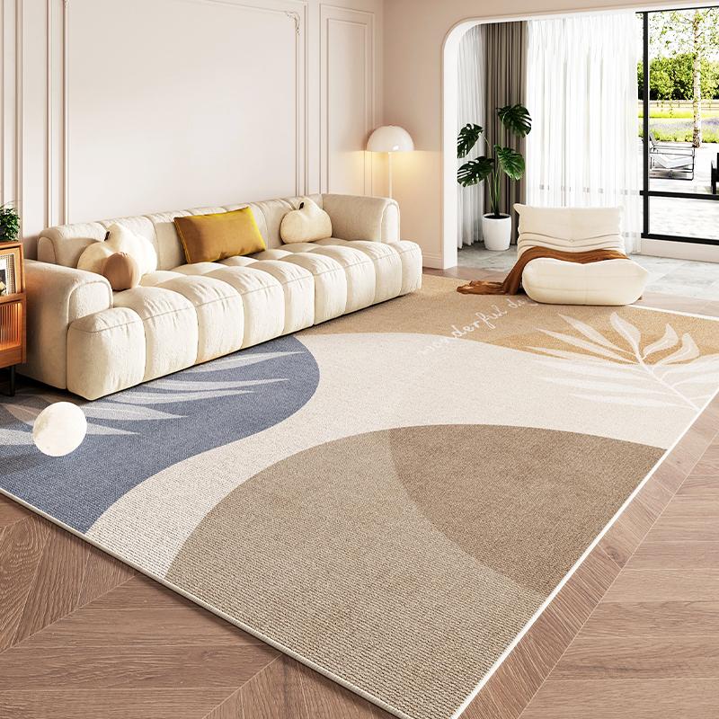 Modern Minimalist Living Room Carpets Light Luxury Sofa Coffee Table Rug Machine Washable Non-slip Carpet Bedroom Bedside Rugs