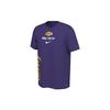 Nike Lakers Basketball Sports Quick-Dry Short Sleeve T-Shirt Men Tops Purple CU2601-547