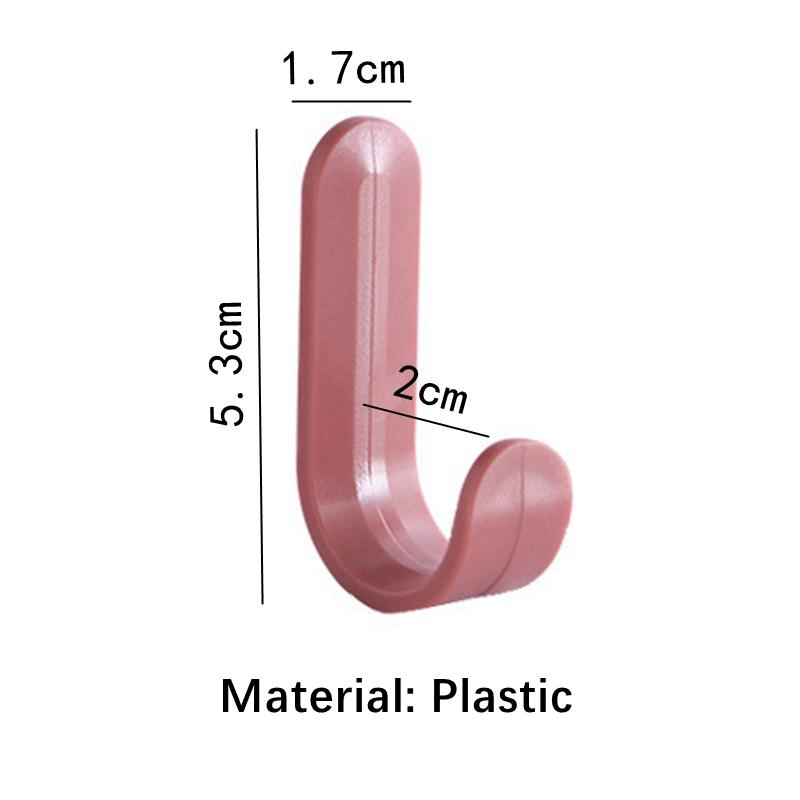 3Pcs Mehrzweck Wand Organizer Haken Hinter-tür Schlüssel Kleiderbügel Haken Bad Robe Handtuch Halter Rack Küche Hardware regal Haken