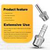 StainlessSteel 3/8" 1/2" BSP Male Thread Pipe Fitting 8mm 12mm Barb Hose Tail Pagodas Coupling Connector