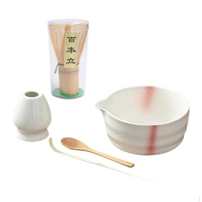 Conjunto de Matcha Kit Japonês para Preparar Chá Colher Preparação Batedor Cerimônia para