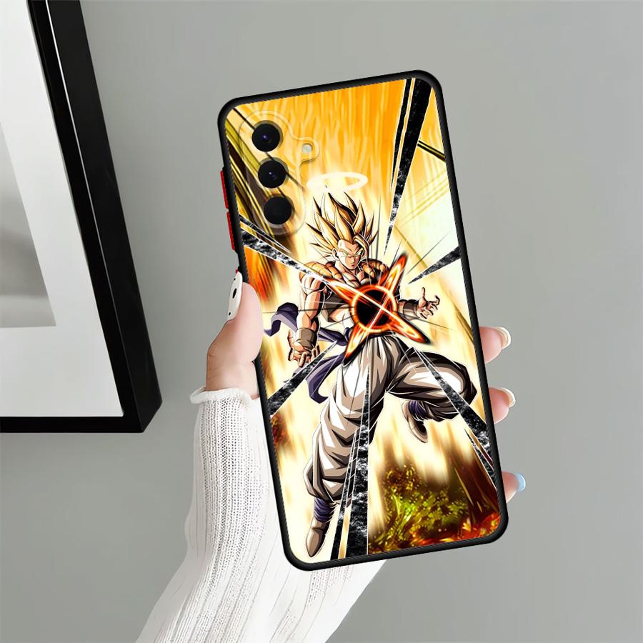 Back Phone Cover Case for Samsung Galaxy A22 A34 A24 A25 A26 A52 A56 A54 A35 A36 A73 A53 A21s Dragon Ball Goku Talent