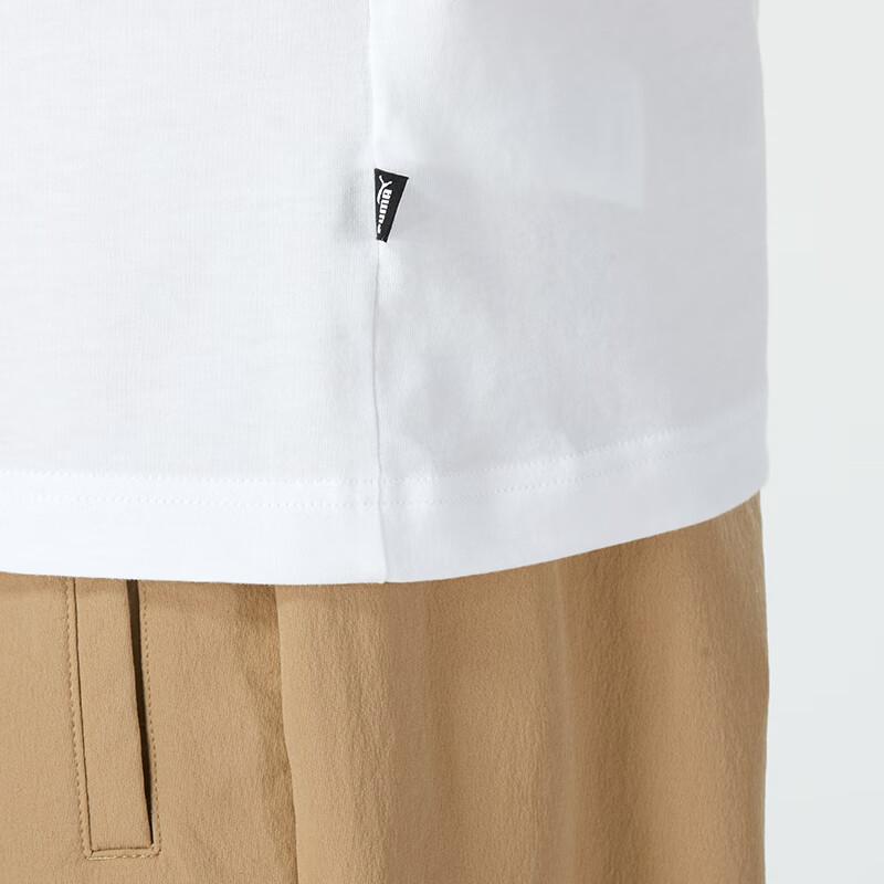Puma Ss24 Letter Logo Print American Vintage Casual Sports Running Fitness Comfortable Breathable Crew Neck Short Sleeve T-Shirt Men Tops 630030-02