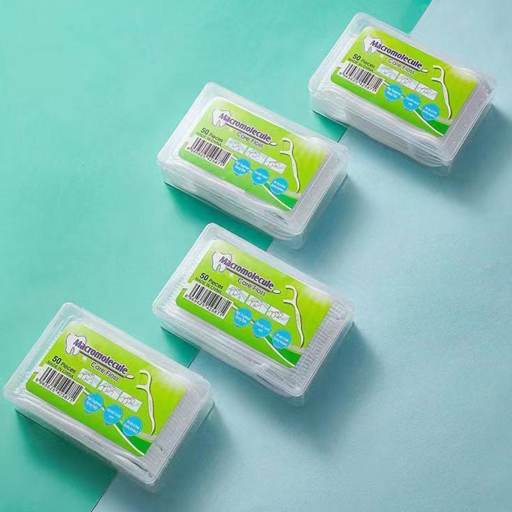 1/2/3/4/5PCS Disposable Dental Floss Independent Packaging Teeth Cleaning Pick Stick Toothpick Oral Care Dental Flosser