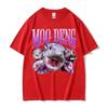 Cute Moo Deng Baby Hippo Funny Meme Tee Shirt Unisex Women Fashion Vintage 90s Graphic Tshirt Hip Hop Oversized T Shirt Streetwear