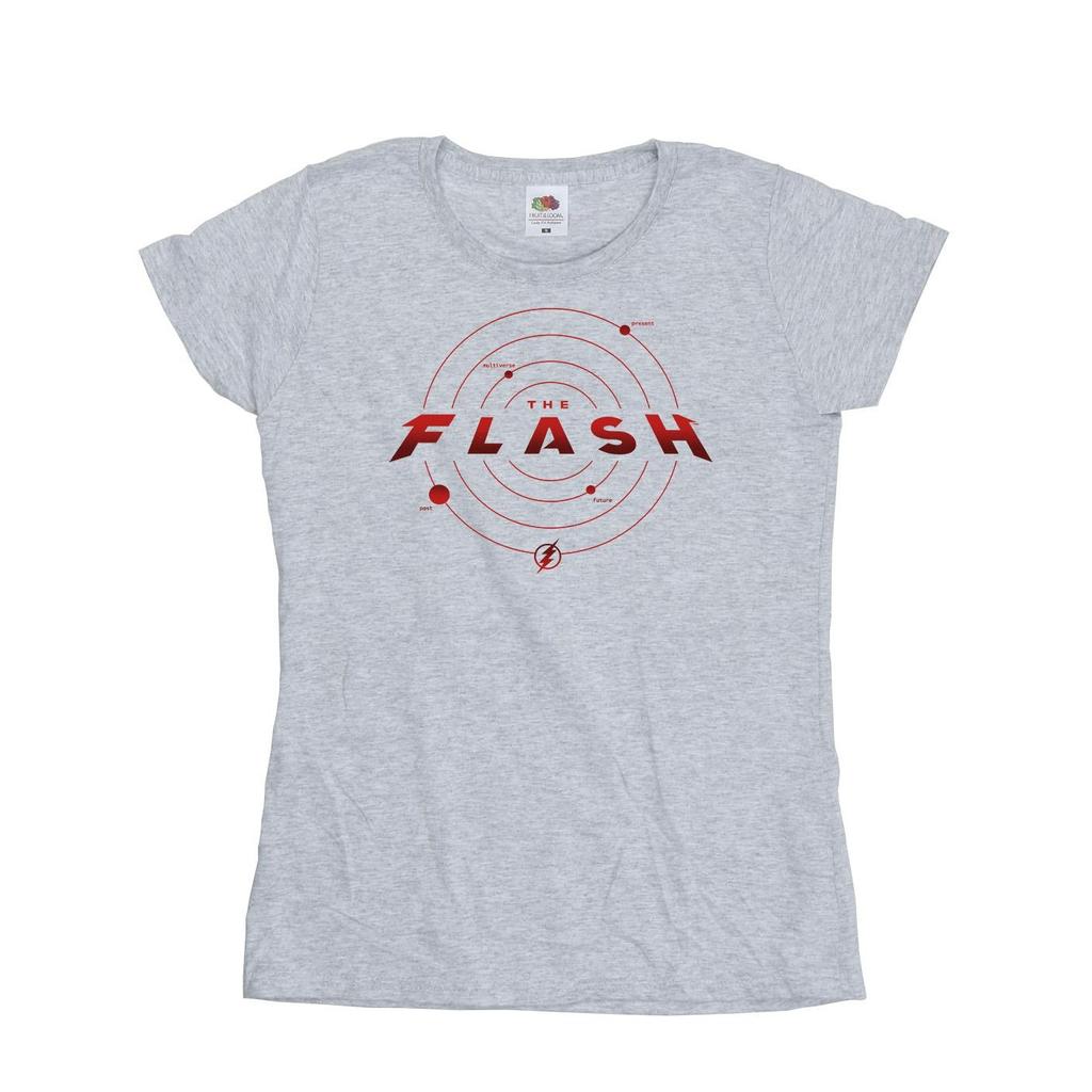 DC Comics Womens/Ladies The Flash Multiverse Rings Cotton T-Shirt