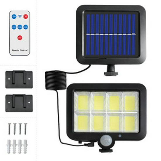 Super Bright Waterproof Solar Wall Light with Motion Sensor for Indoor & Outdoor Use