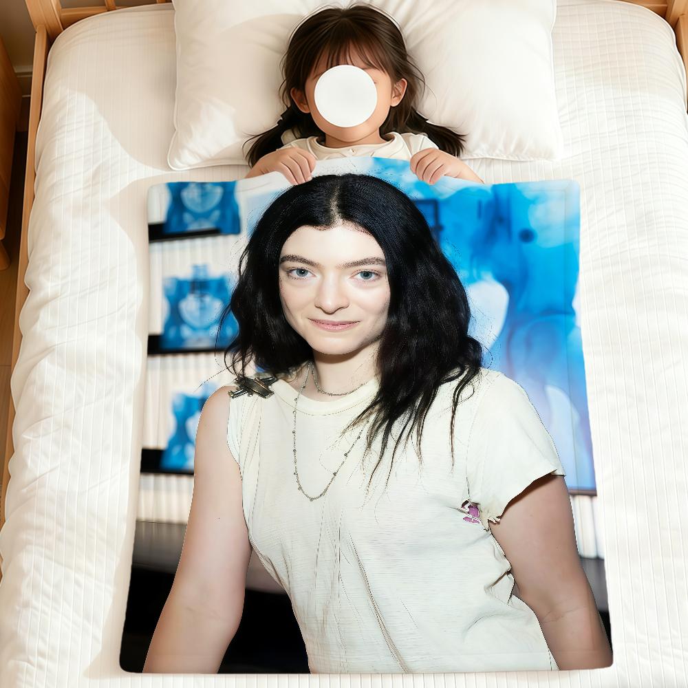 Soft Warm Singer Plush Blanket Art Virgin for Dormitory Sofa Living Room Pet Hogar Bedroom Gift L-lorde Nap Home Cool Flannel