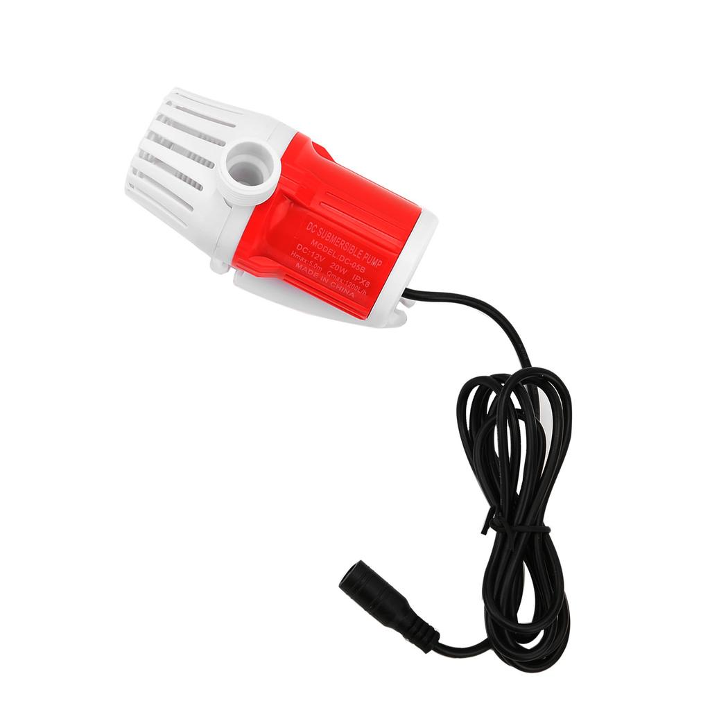 Fish Tank Pump Ultra Quiet Detachable Frequency Conversion Submersible Water Pump20W