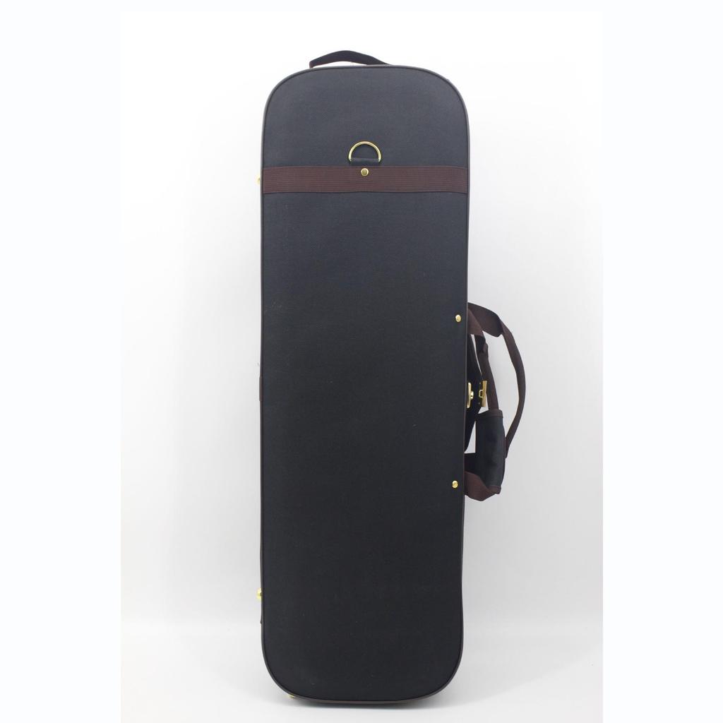 Premium Coffee Violin Case: Shockproof, Waterproof, Lightweight, Dual/Single Shoulder Options