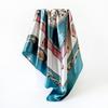 90cm Silk Scarf Headscarf Classic Scepter Print Silk Scarf Women's Satin Square Scarf Shawl