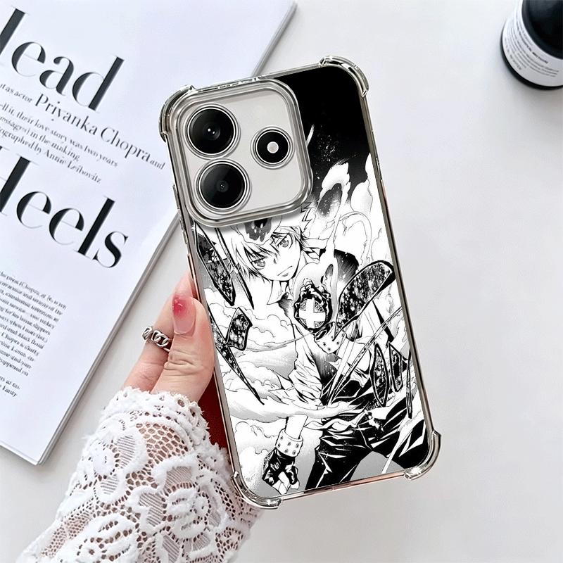 

Katekyo Hitman Reborn Soft Phone Case For Xiaomi Redmi Note 14 15 Pro Plus 13 12 11S 11T 5G 10 9S 9 Plating Anti-Fall Fundas Redmi Note 15 Pro 4G