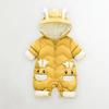 Warm Baby Coat Winter Hooded Mantle Rompers Thick Outfit Jumpsuit Overalls Snowsuit Children Boys Clothing Kids Clothes