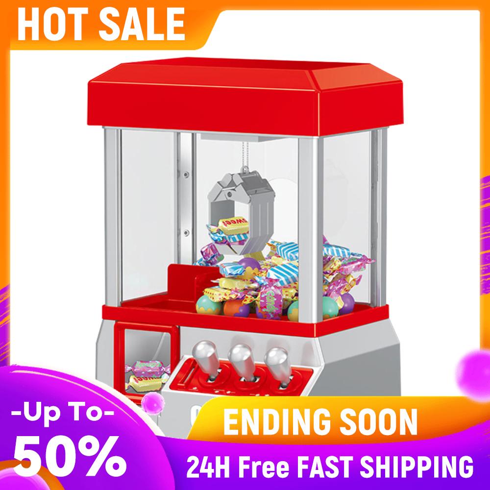 

Portable Plush Grabber Arcade Machine Coin Operated Plastic Candy Grabber Machine Party Supplies Battery Powered for Kids Adults China Mainland